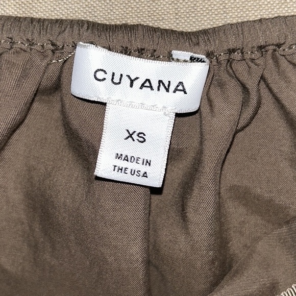 Cuyana Tencel Olive Green Split Front Boho Maxi Skirt - XS - Picture 13 of 15